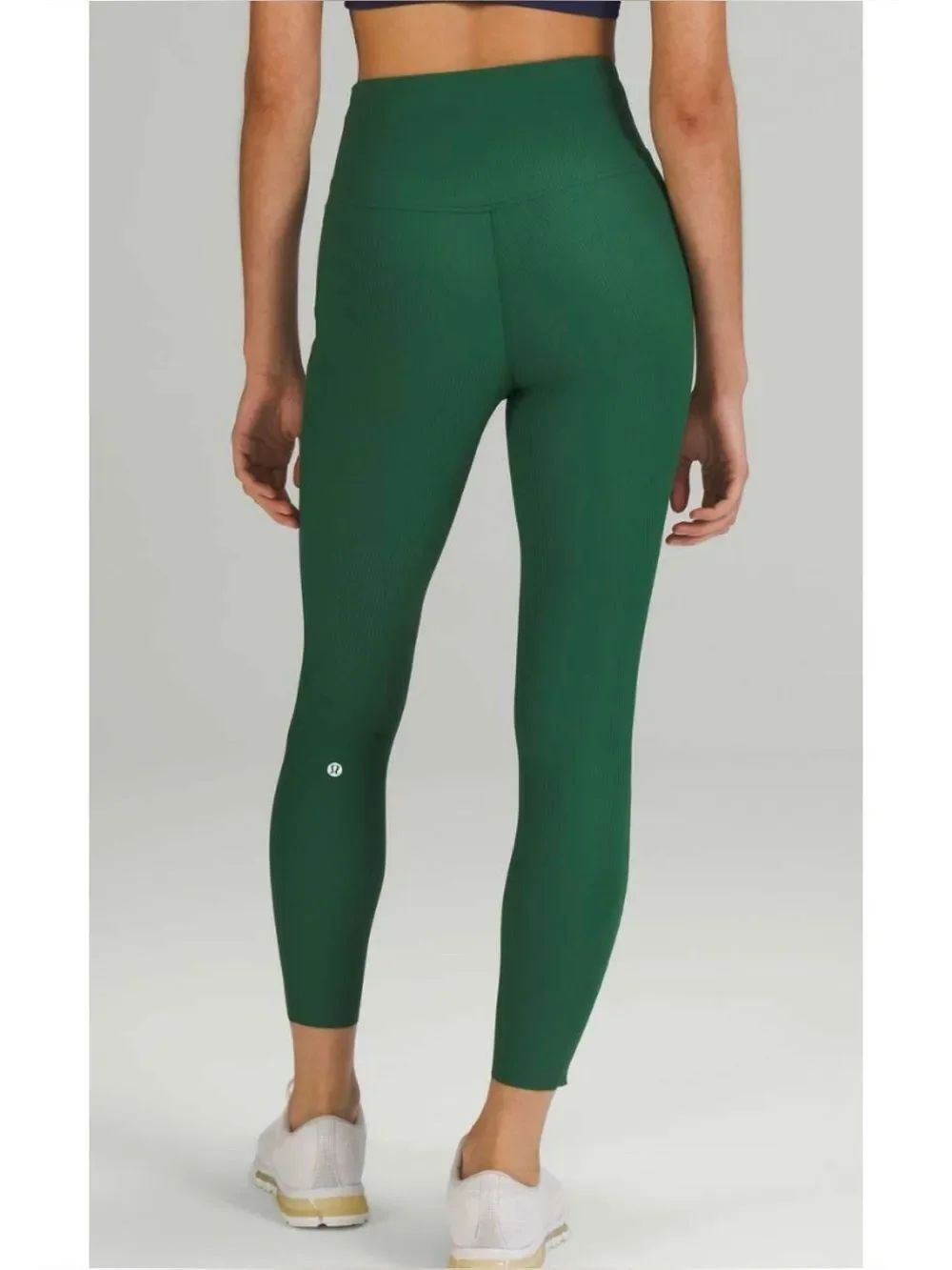 Lululemon Base Pace High-Rise Ribbed Tight 25" in Everglade Green Size 4~ NWOT